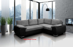 Jepson Sofa Bed (Black & Grey)