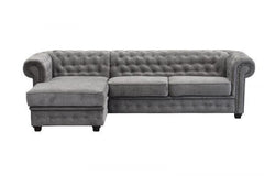 Axelle Corner Sofa Bed Graphite