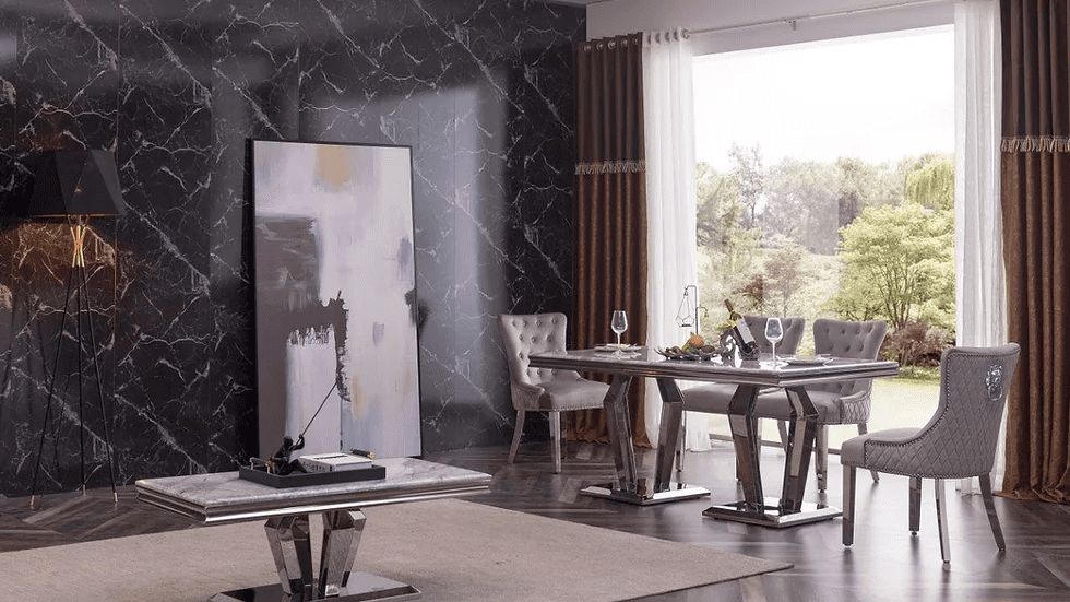 Alessandro Dining Table Grey
