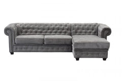 Axelle Corner Sofa Bed Graphite