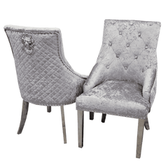 Bentayga Chair Silver Crush