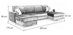 Borys Large Sofa