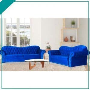 Butterfly Chester Field Sofa Set