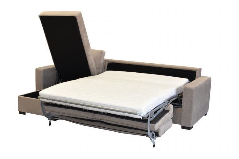 Jersey Corner Sofa Bed With Foam Mattress