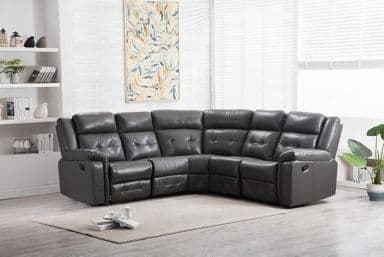 Kingsley Lounger Leather Corner Sofa
