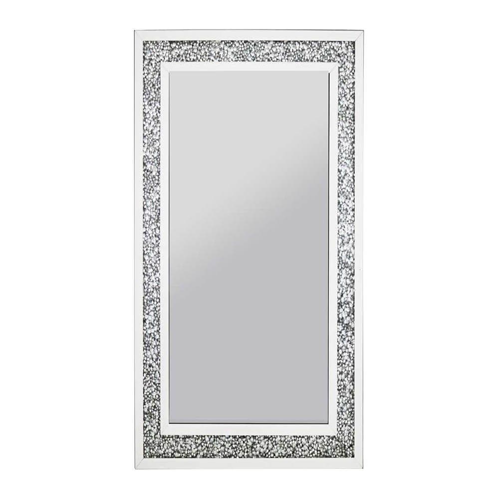 Large Crushed Glass Wall Mirror