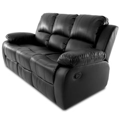Milan Recliner 3+2 Seater Sofa Black