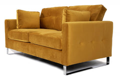 Persia 3 + 2 Seater Sofa Set Mustard