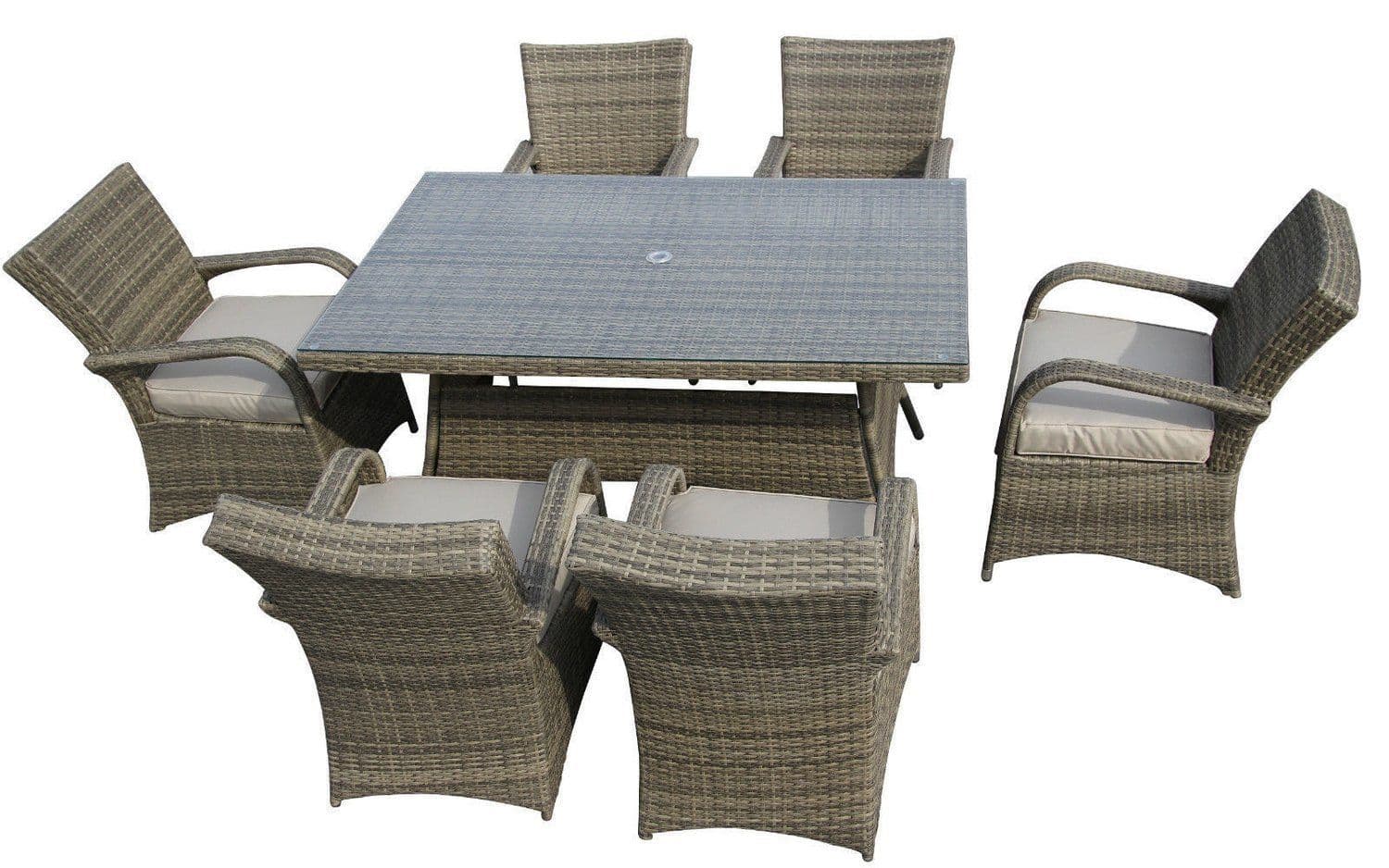 The Somet 6 Seater with Rectangle Table