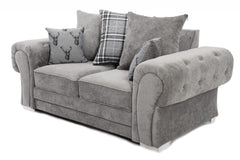 Verane Scatter Back 3+2 Seater Sofa Set Grey