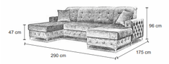 Verso Large Sofa Bed